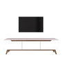 Hanah Home Soporte para TV D1 - 794 Blanco y Nogal